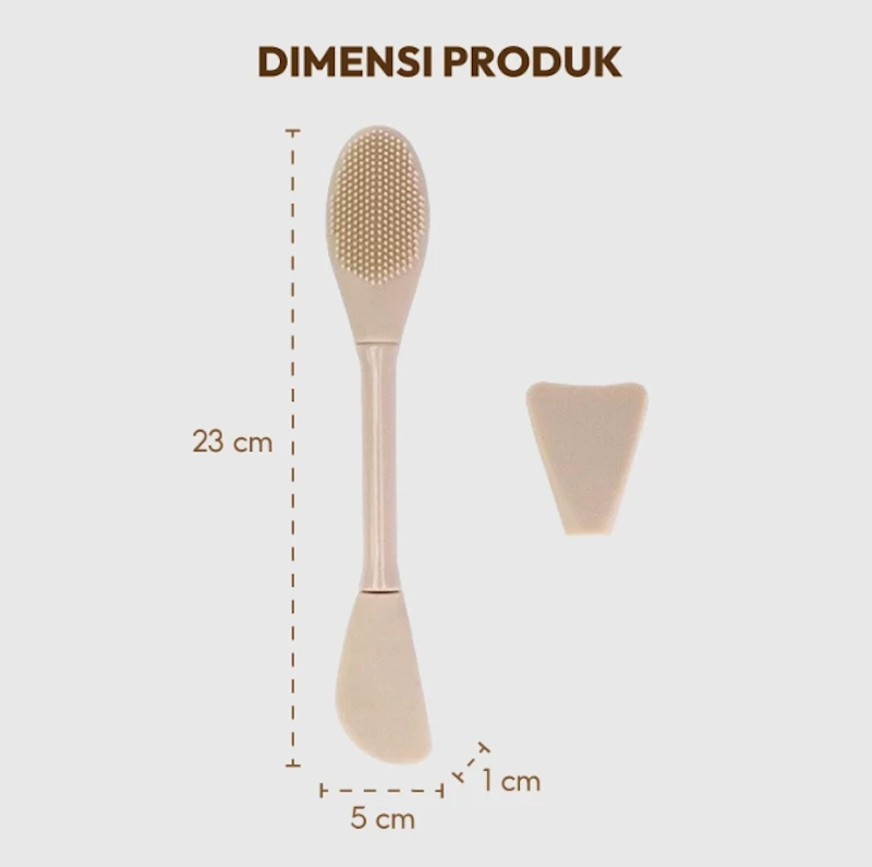 OH! SOME La motti Double-Headed Facial Mask Brush 5