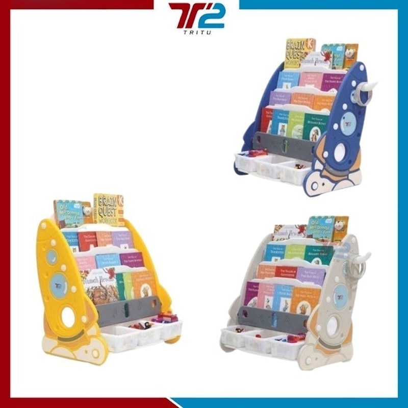 Rak Buku Anak Model Roket 5
