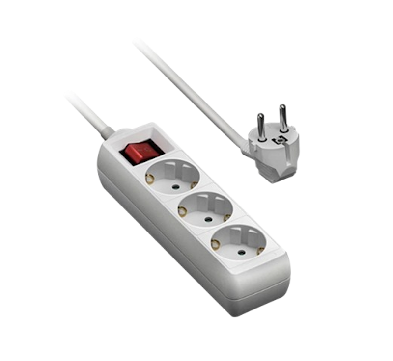 Vivan Power Strip 3 Slot 2 USB A 1