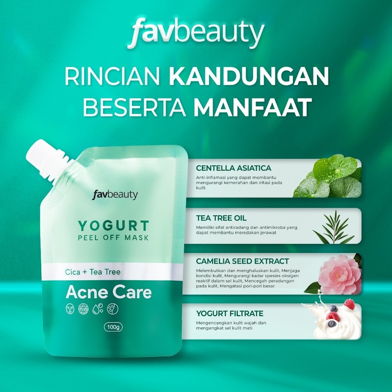 favbeauty Yogurt Peel Off Mask Acne Care 3