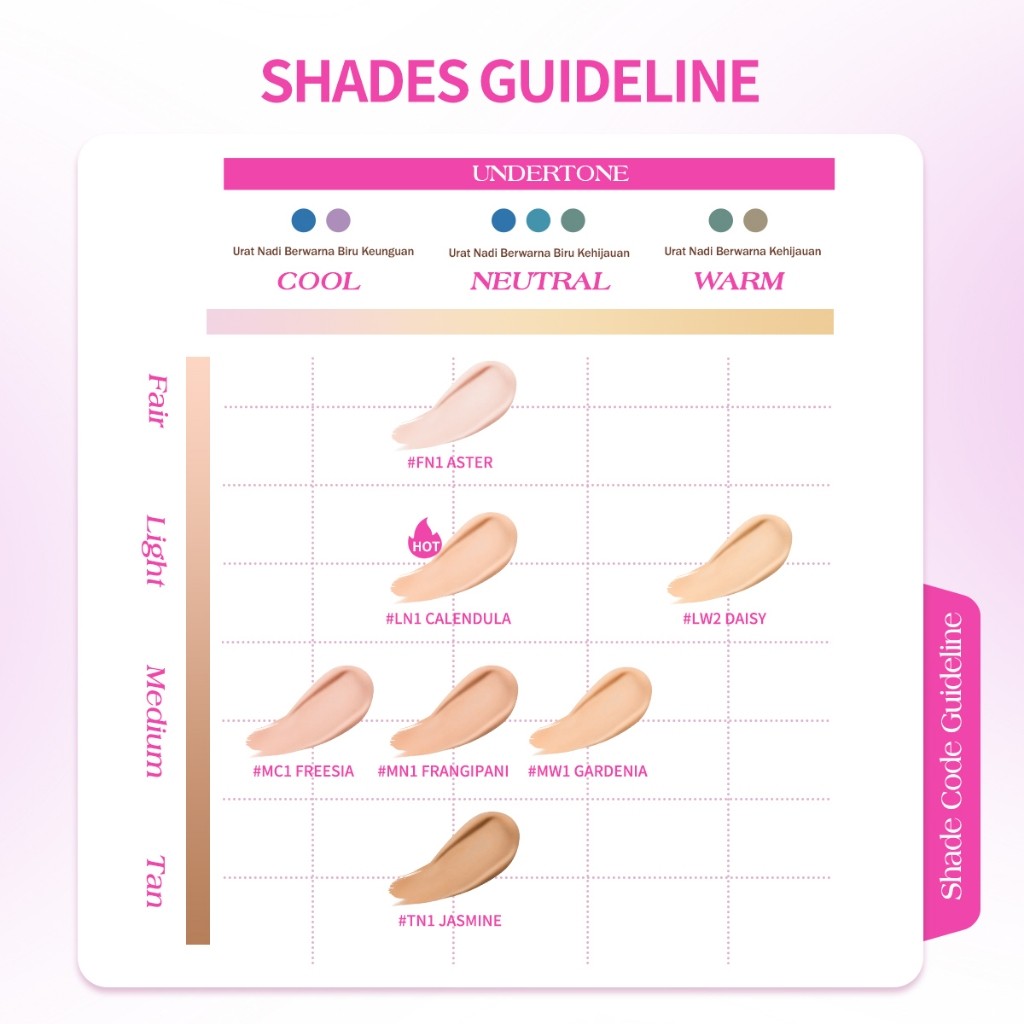 HEBE Beauty Style Barenbliss Bloomatte Perfect Zoom Cover Cushion MC1 Freesia