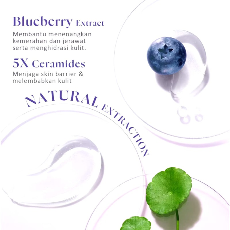 Glad2Glow Blueberry Ceramide Low pH Gel Cleanser 4