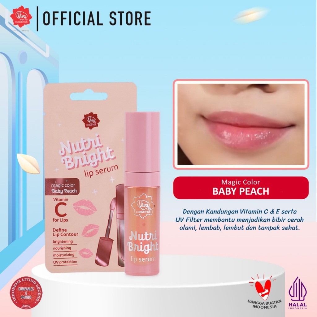 Nutri Bright Lip Serum Baby Peach 3