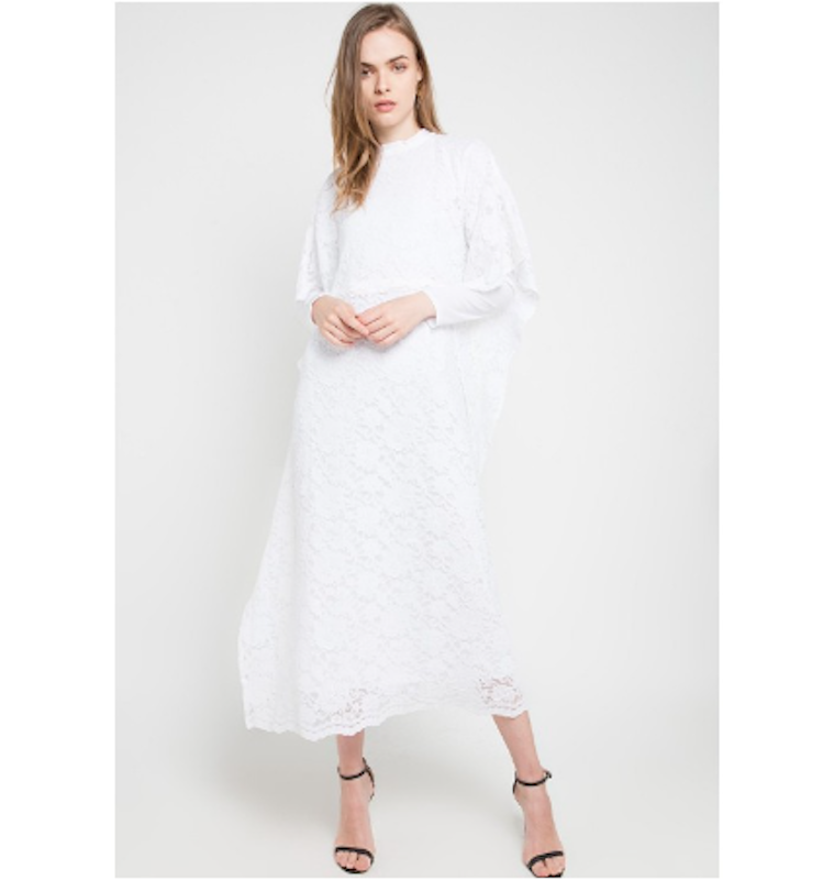 Long Sleeve Lace Kaftan 2