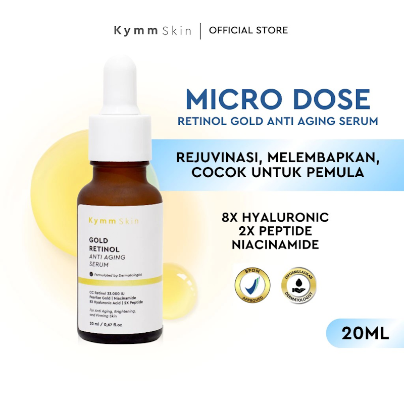 KYMM SKIN Gold Retinol Anti Aging Serum 2