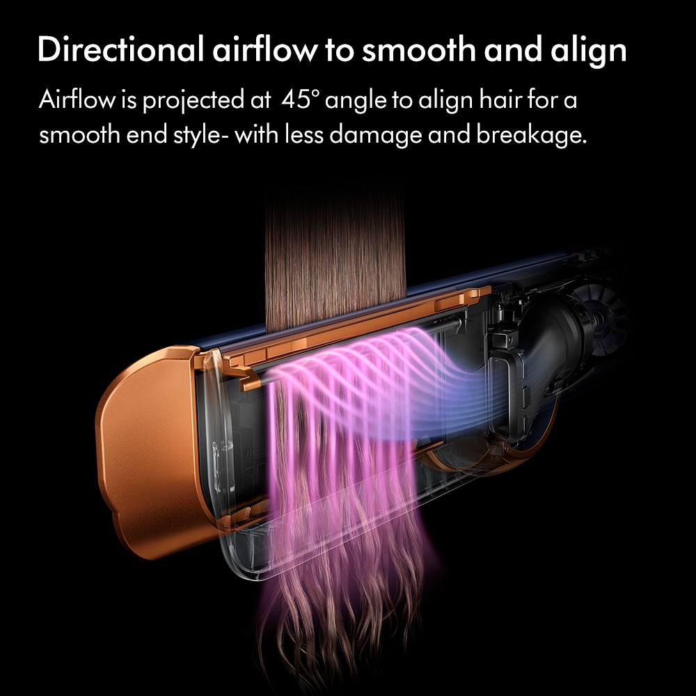 Dyson Airstrait™ Dryer and Straightener (Prussian Blue/Rich Copper)  3