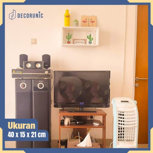 Decorunic  Rak Buku Kotak Tempel Dinding