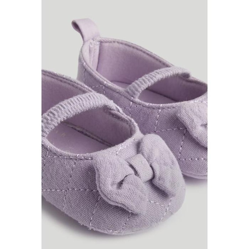Mothercare Lilac Baby Shoes 2