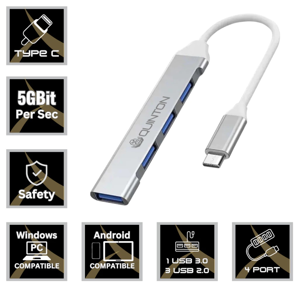  Quinton OTG Type C to USB A