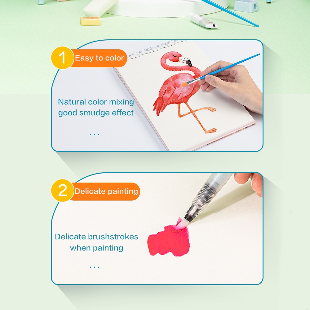 Deli Group Indonesia Deli Solid Watercolor Paint 73936-X