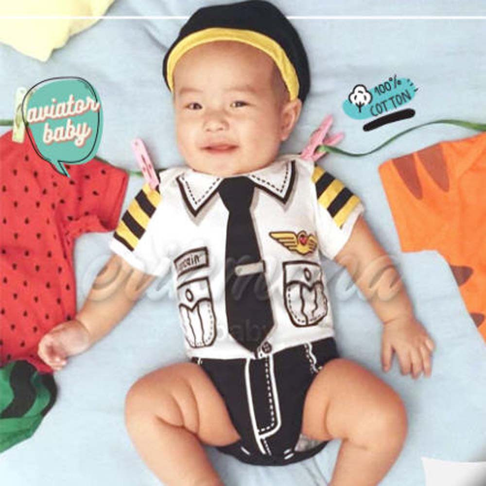 Jumper Bayi Laki-laki Profesi Pilot 3