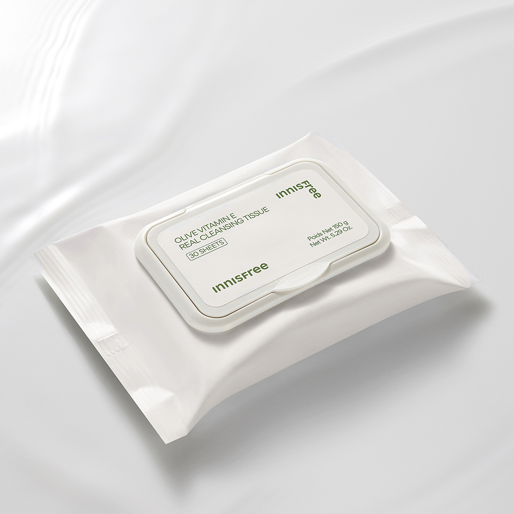 AmorePacific Innisfree Olive Vitamin E Real Cleansing Tissue