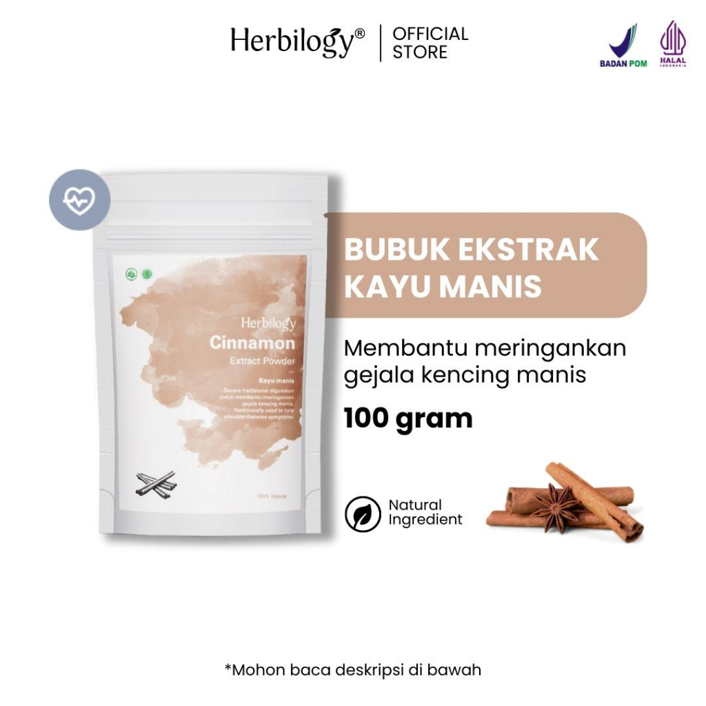 Aevumlab Herba Asia Herbilogy Cinnamon (Kayu Manis) Extract Powder