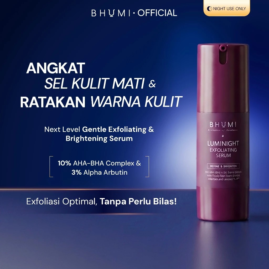 BHUMI Luminight Exfoliating Serum 5