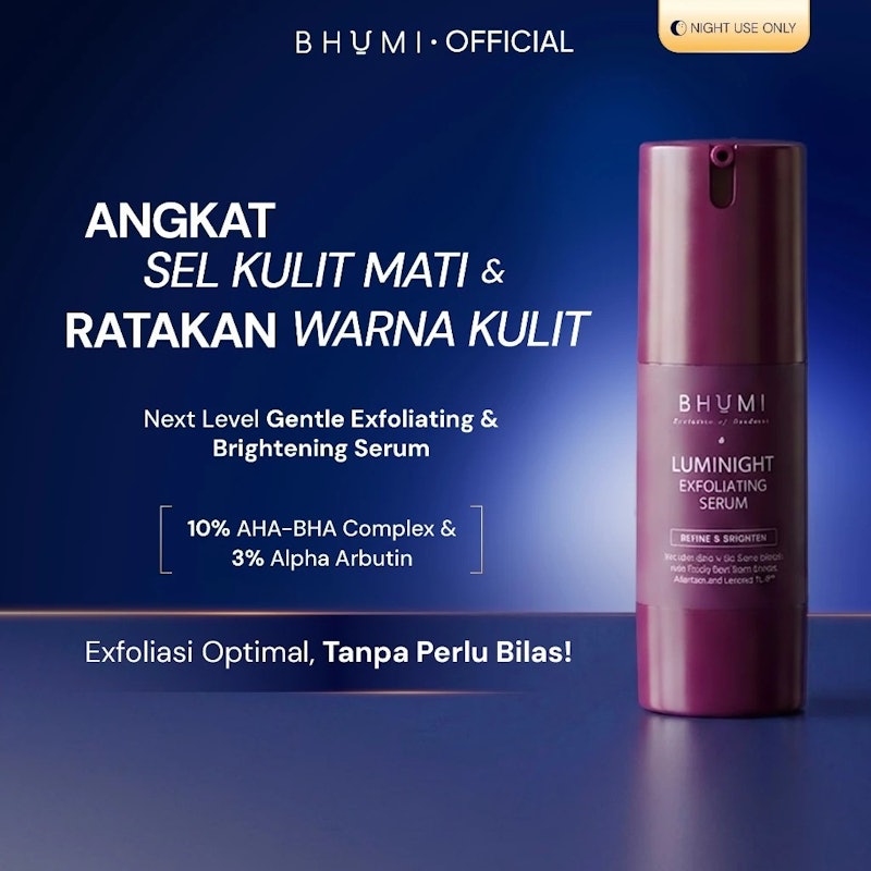 BHUMI Luminight Exfoliating Serum 5