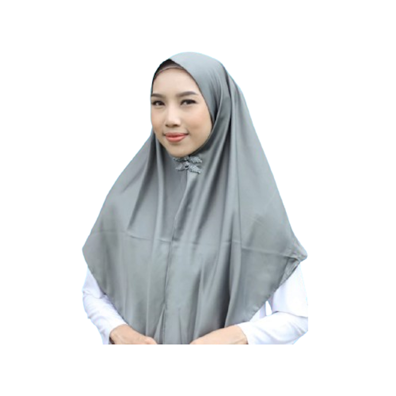 Octane Up Hijab Instan Sutra Satin Kancing Shanghai Premium 1