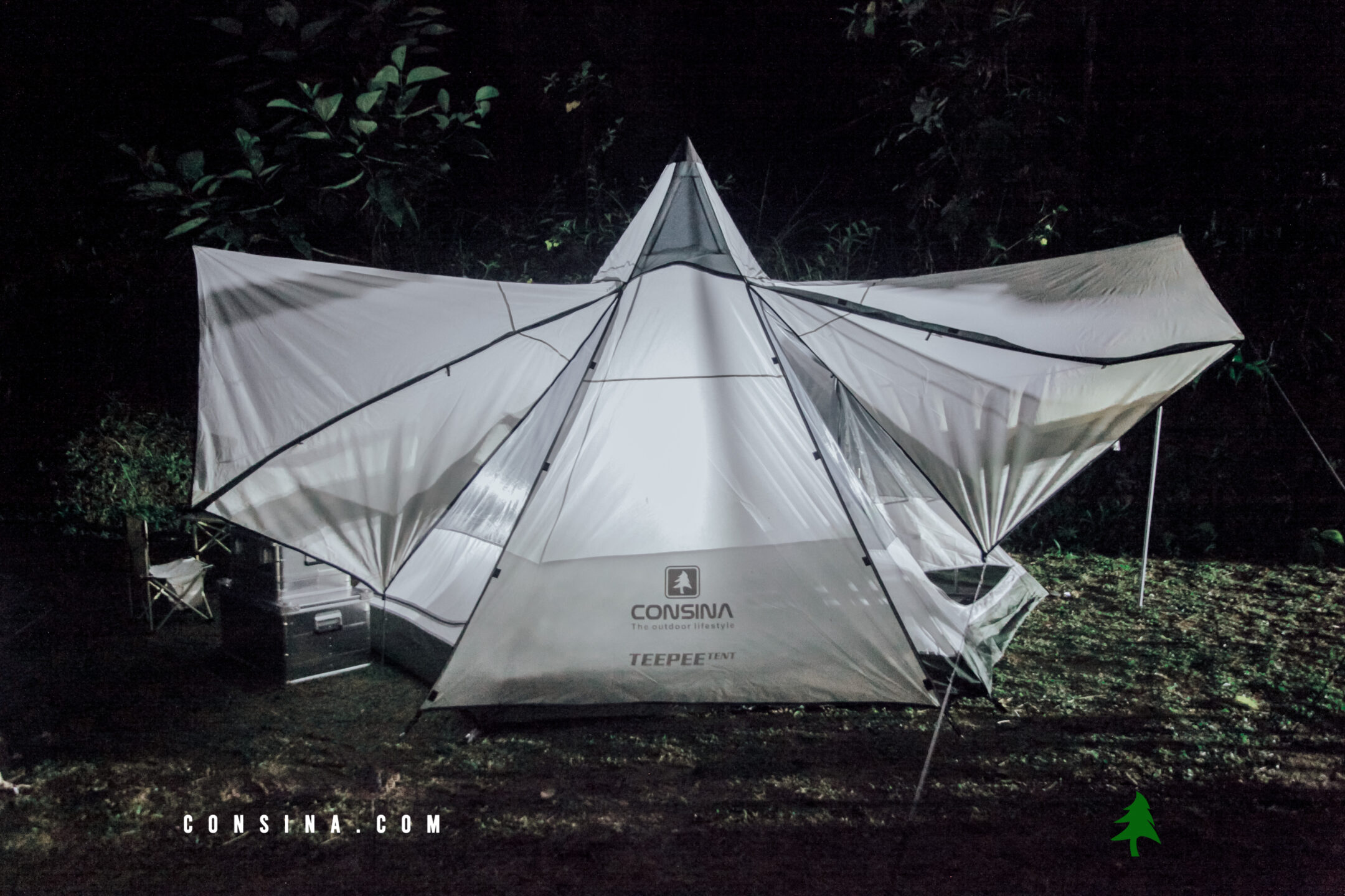 CONSINA TEEPEE TENT TENDA INDIAN CAMPING 2