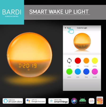 BARDI SOLUSI OTOMASI BARDI Smart Wake Up Light Clock