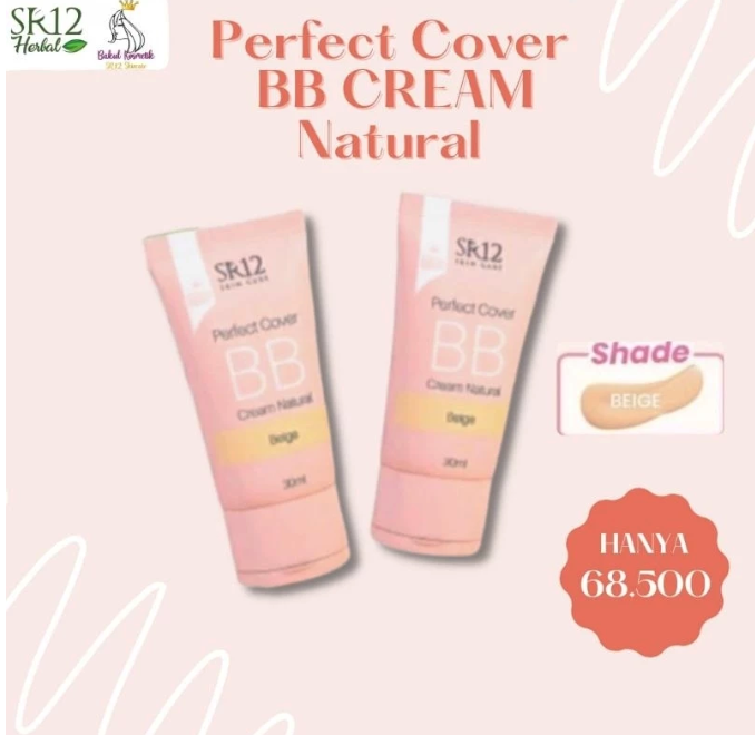 SR12 Herbal Kosmetik SR12 Perfect Cover BB Cream Beige 