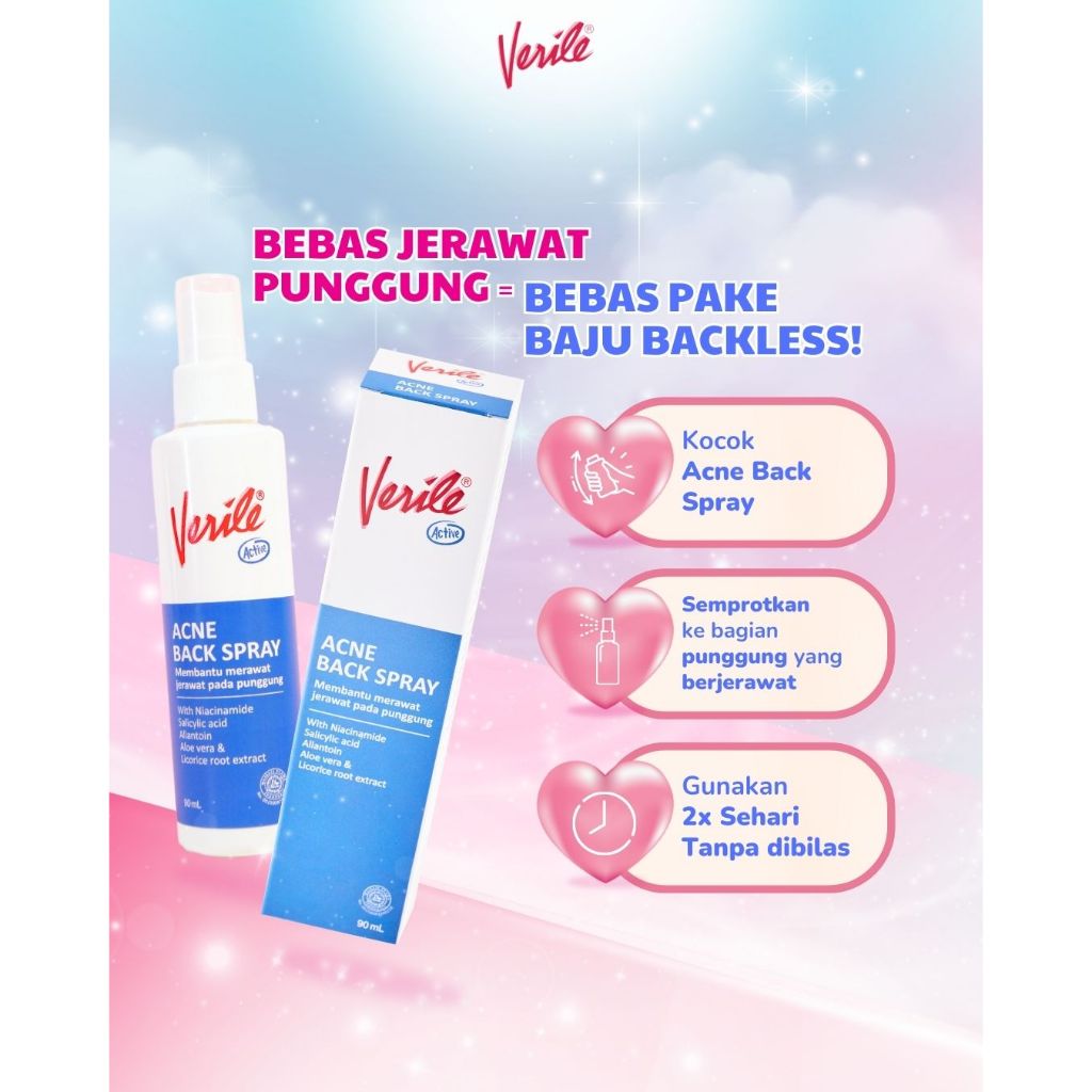 Medikon Prima Laboratories Verile® Acne Back Spray
