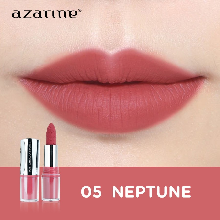 Wahana Kosmetika Indonesia Azarine® Mattelite Lock Lipstick (05 Neptune)