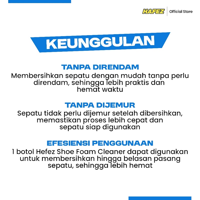 HAFEZ Shoe Foam Cleaner 3