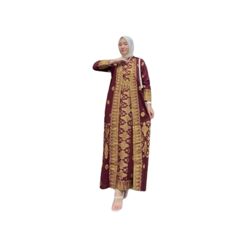 Gamis Songket Palembang 3
