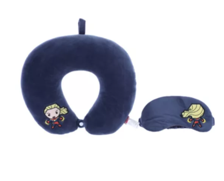 Miniso Bantal Leher dan Penutup Mata Marvel