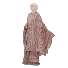 AYZARA Mukena Dewasa Rayon Motif Azura Series