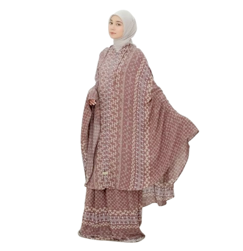 AYZARA Mukena Dewasa Rayon Motif Azura Series 1