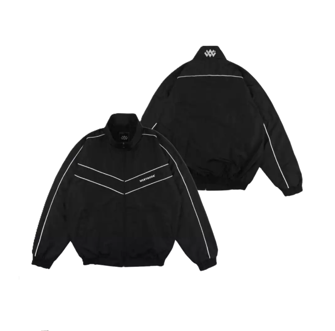 Westgods Jaket Tracksuit Tracktop Windbreaker Bahan Parasut Track Swiss