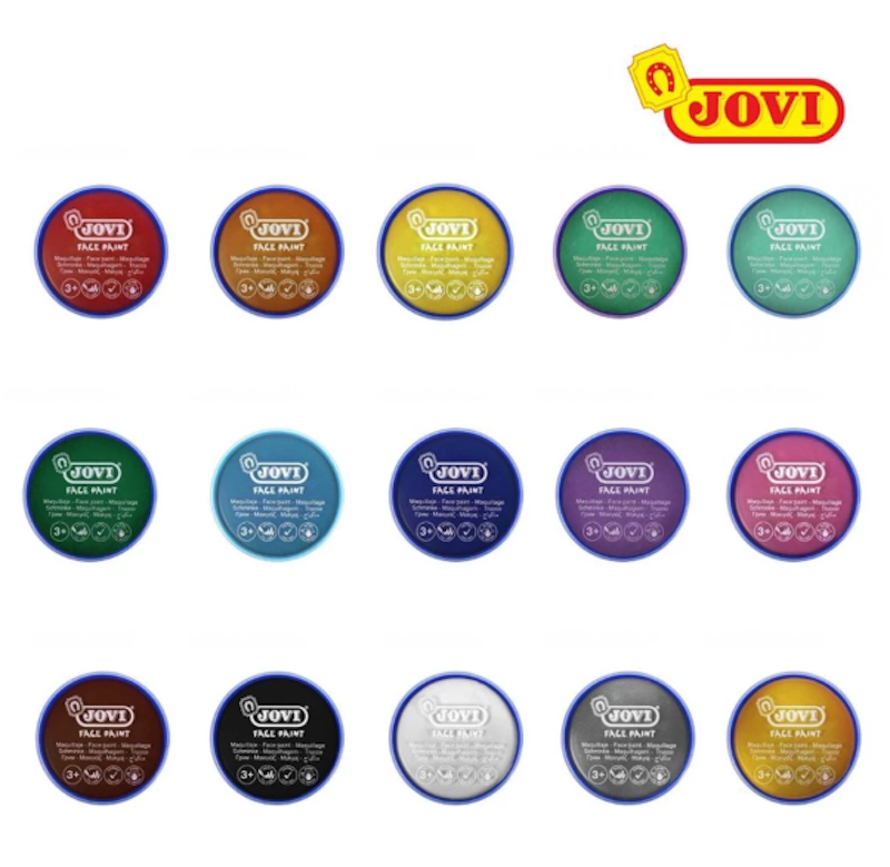 JOVI Face Paint Hitam 3