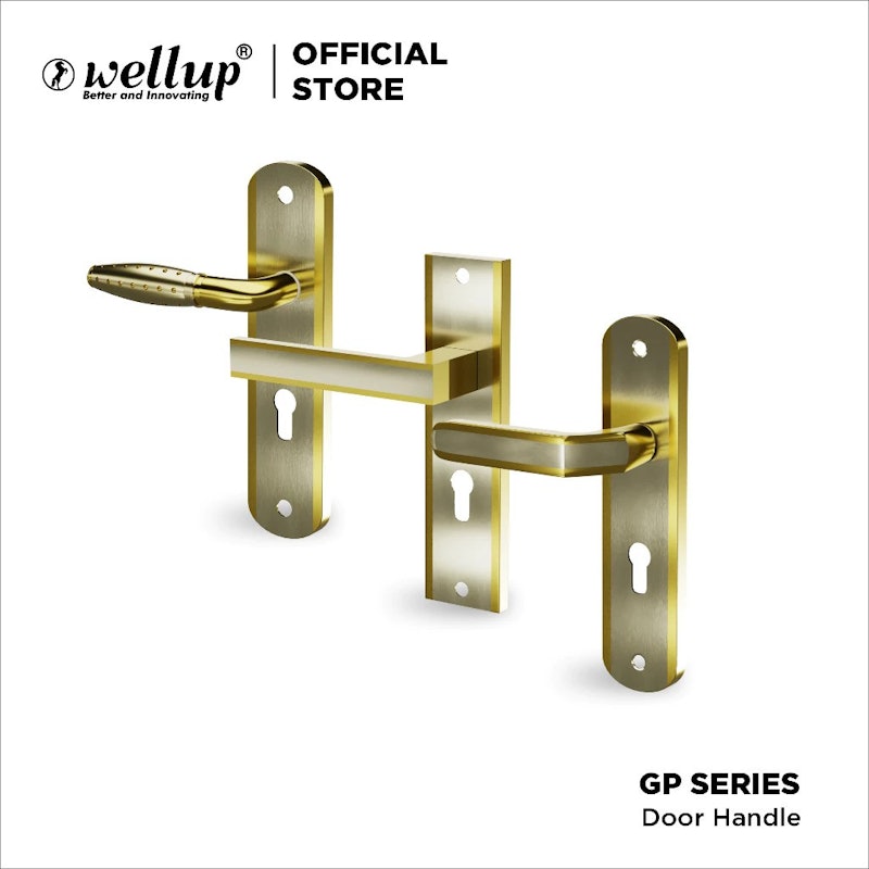 Wellup Gagang Kunci Pintu Rumah Minimalis Set 3