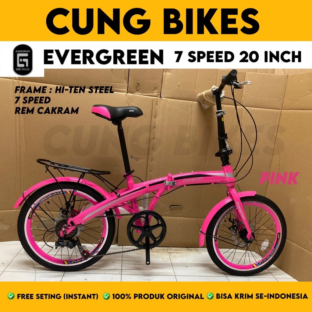 Indonesia Evergreen Pasuruan Evergreen 7 Speed 20 inch