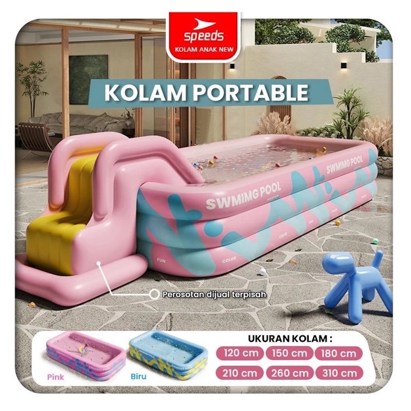 SPEEDS Inflatable Swimming Pool for Kids 020-52 4
