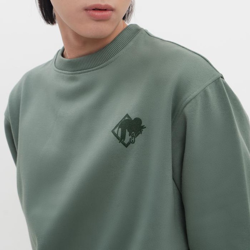 M231 Jujutsu Kaisen Geto Crewneck Hijau 2