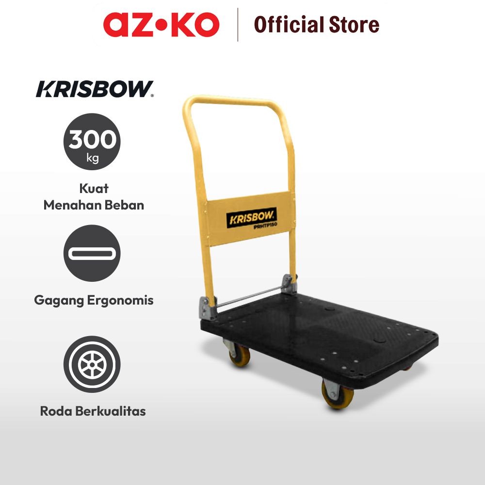 Krisbow Indonesia Krisbow® Troli Barang Roda Polyurethane 300 kg