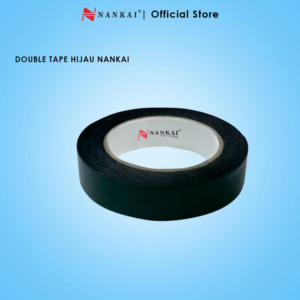 Rohartindo Nusantara Luas Nankai Double Tape Foam Hijau 1 inch x 5 m