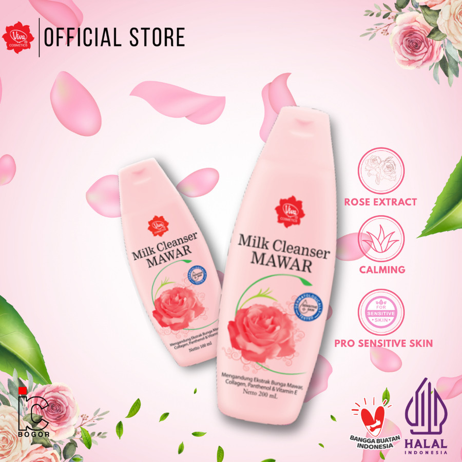 Vitapharm Viva Milk Cleanser Mawar