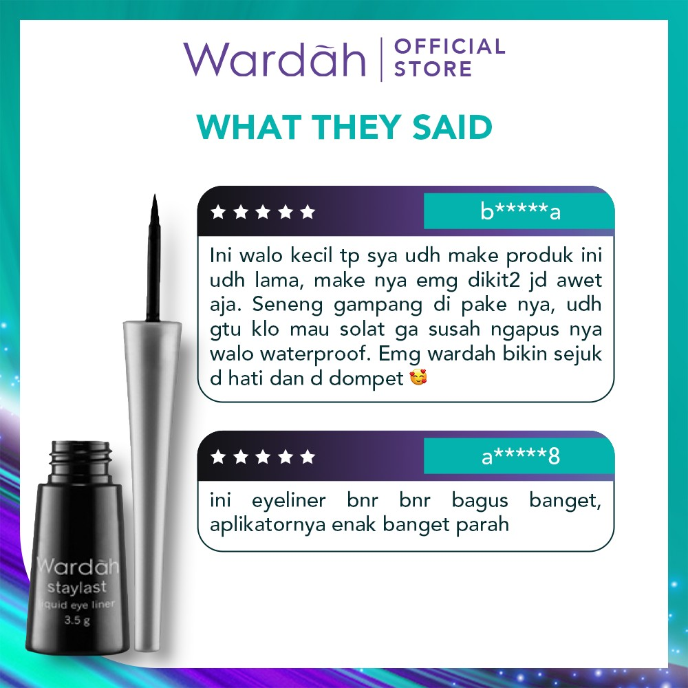 Paragon Technology and Innovation Wardah Staylast Liquid Eyeliner