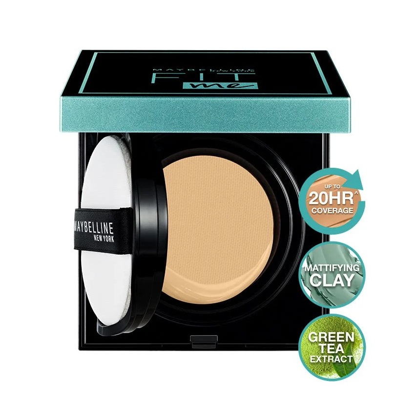 Maybelline New York ｜  Fit Me Matte+Poreless Oil Control Cushion 120 Classic Ivory