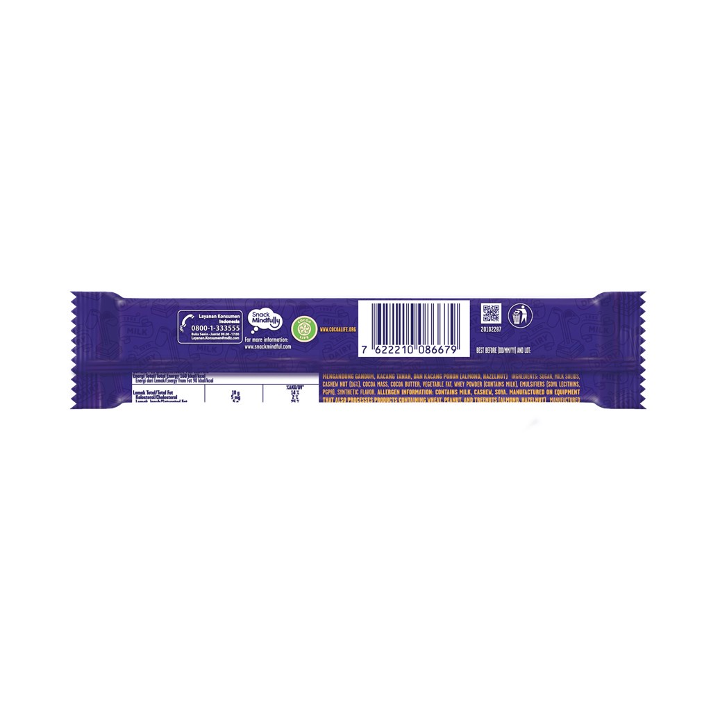 Mondelez Cadbury Dairy Milk Chocolate Fruit & Nut
