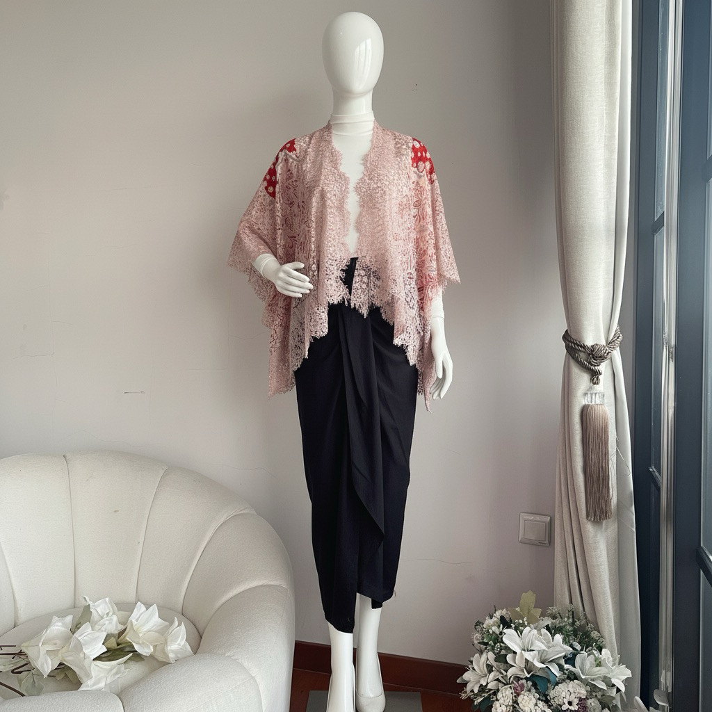  Aira Batik Cape Bolero 