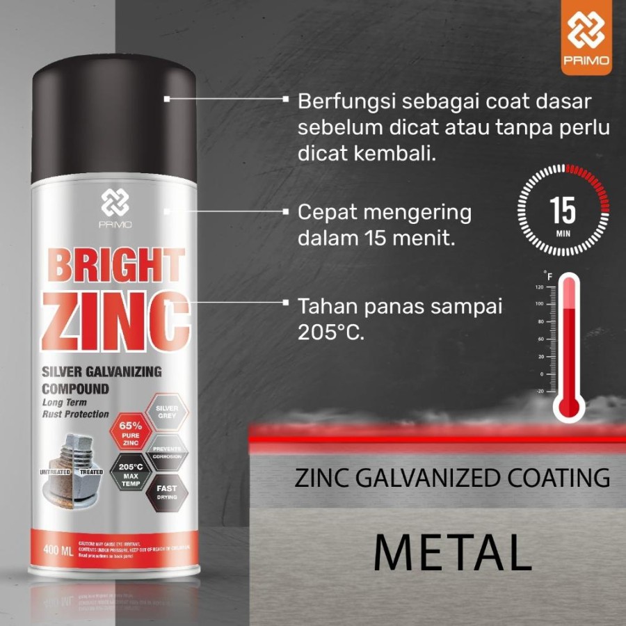 JC Utama Tehnik Indonesia Primo Bright Zinc