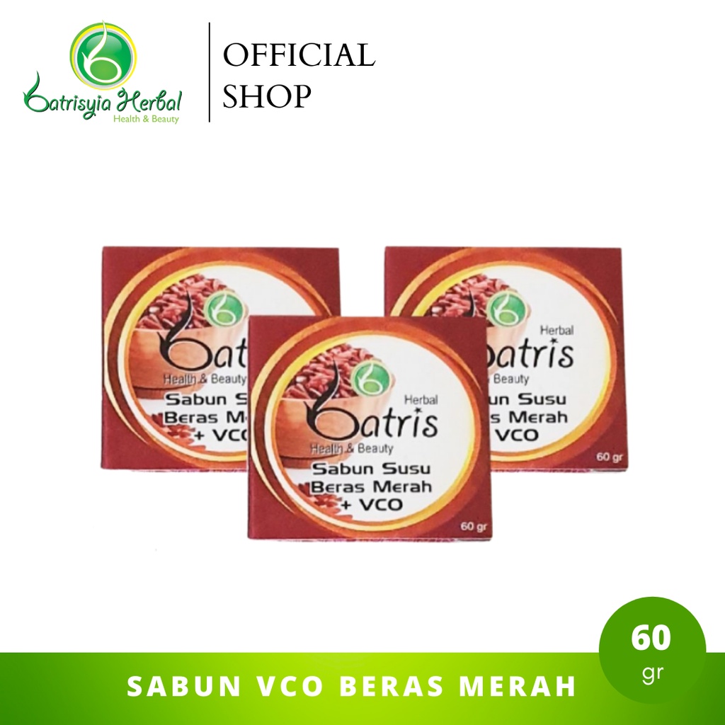 Batrisyia Herbal Batrisyia Sabun VCO Beras Merah