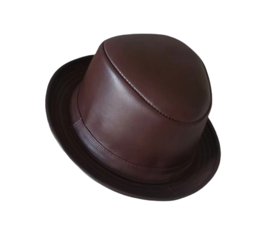  Rupina Leather Topi Fedora Kulit