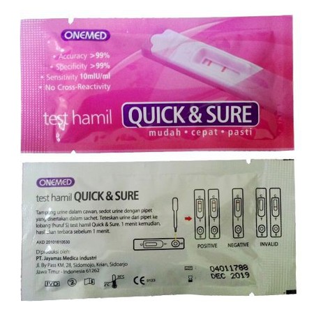 Jayamas Medica Industri OneMed Test Hamil Quick&Sure
