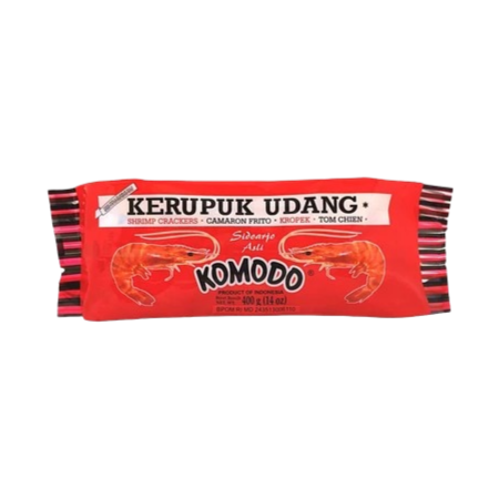 Komodo Merah Kerupuk Udang Mini 400 g 1