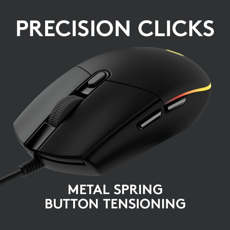 Logitech Mouse Gaming Wired RGB Lightsync 2