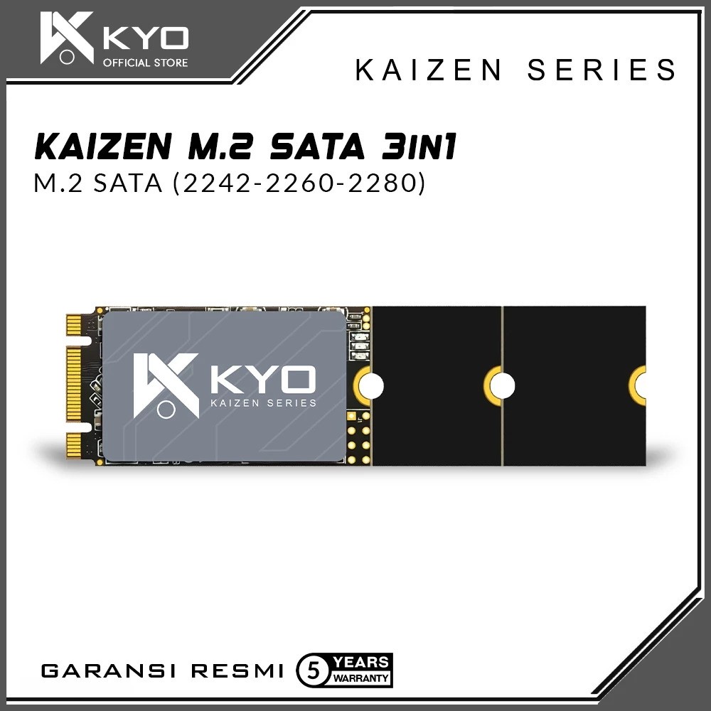 Adiraja Teknologi Nusantara KYO Kaizen SSD M.2 SATA NGFF 128GB